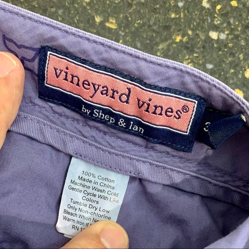 Vineyard Vines Lavender Slim Fit Pants. Size 34 - Picture 5 of 7